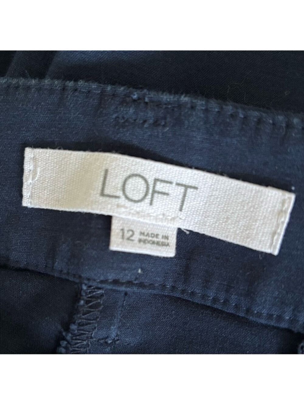 Loft Women’s Navy Riviera Pants - Picture 3 of 4